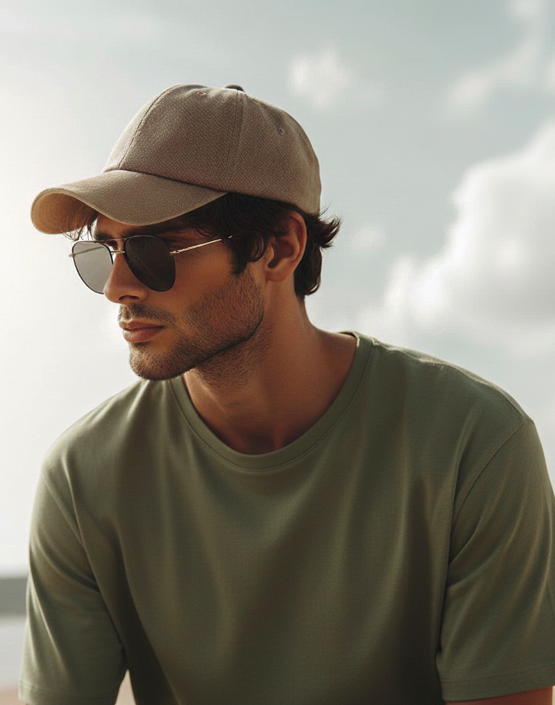 Men's Solids & Pastels Oversized T-Shirt