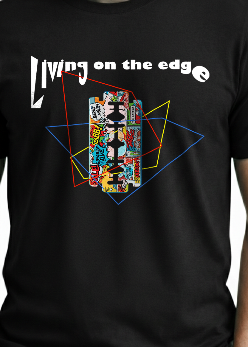 Men's Living On The Edge Regular T-Shirt