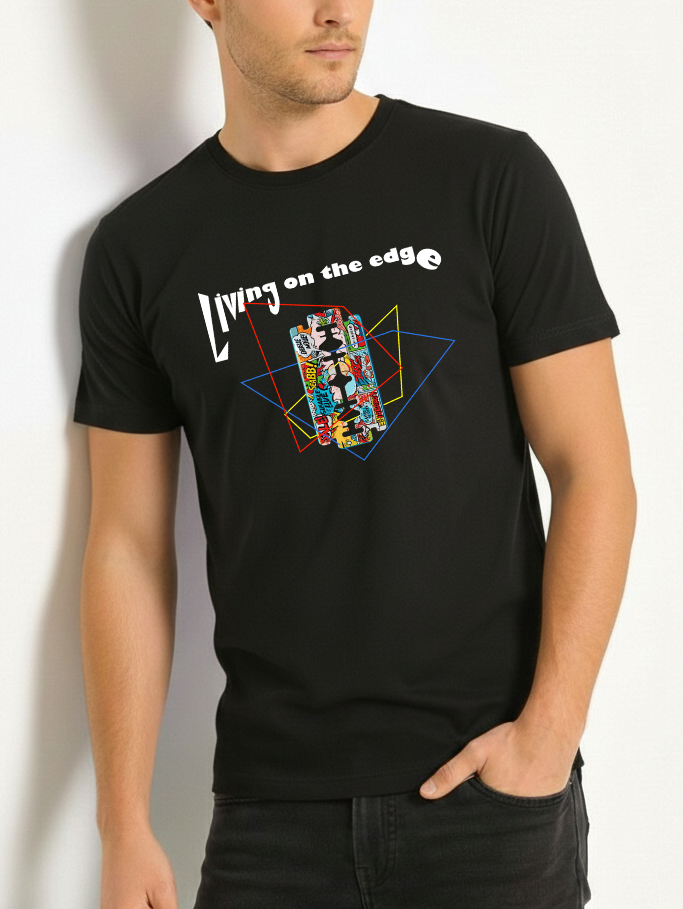 Men's Living On The Edge Regular T-Shirt