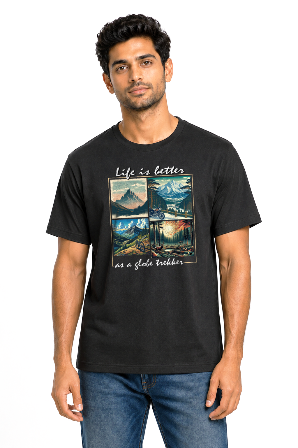Men's Globe Trekker Regular T-Shirt