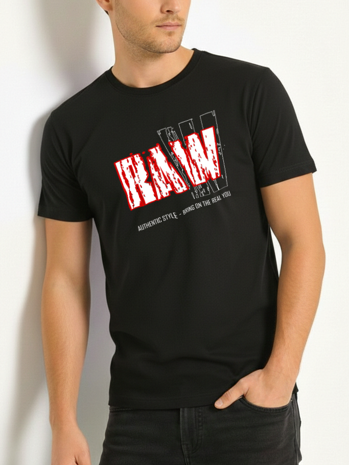 Men's Raw Regular T-Shirt