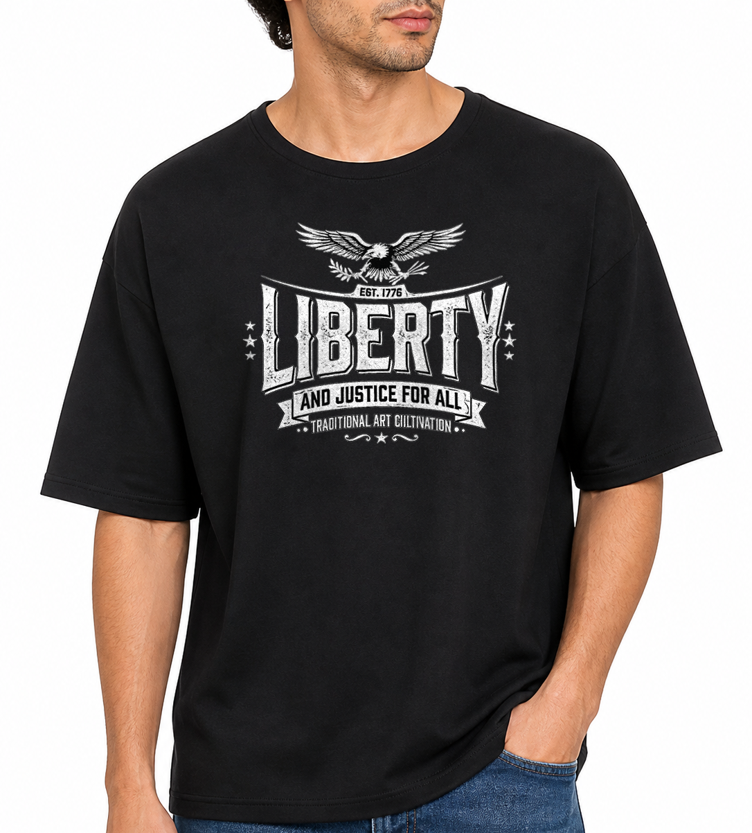 Men's Liberty Oversized T-Shirt