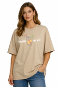 Women's Squeeze The Day Oversized Drop-shoulder T-Shirt
