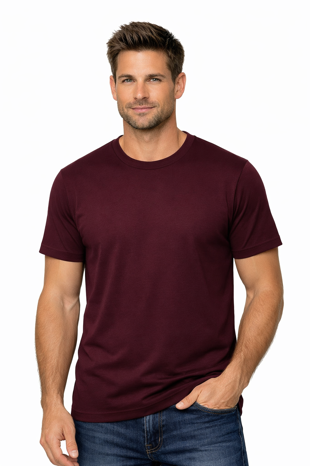 Men's Solids & Pastels Regular T-Shirt