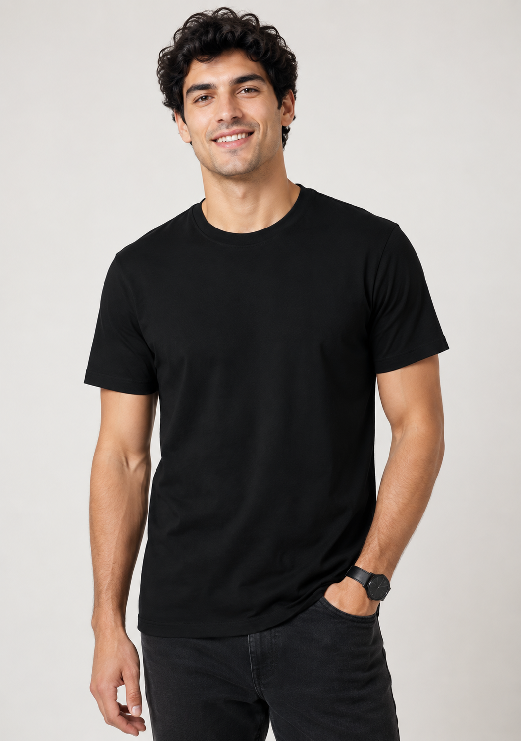 Men's Solids & Pastels Regular T-Shirt