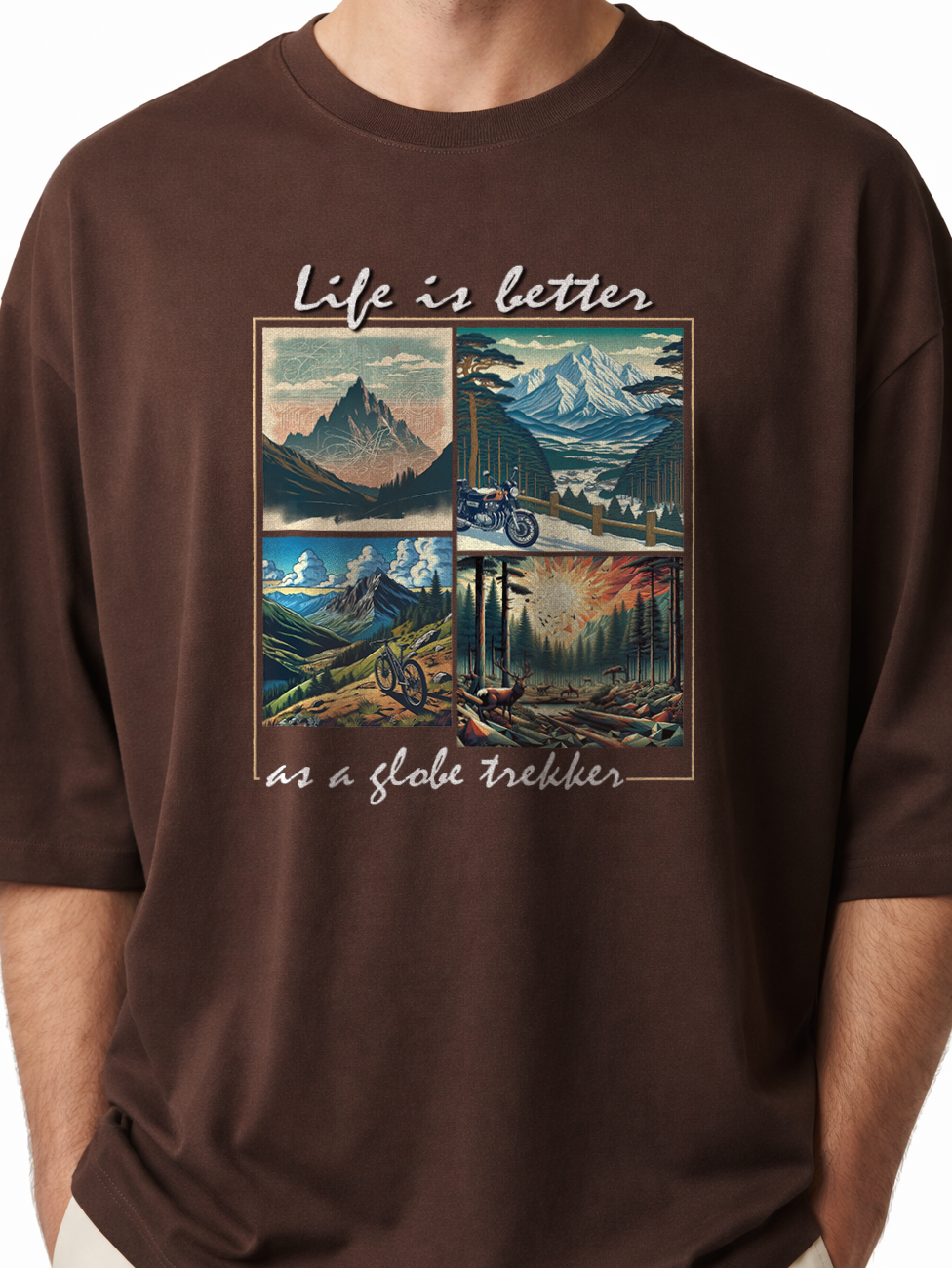 Men's Globe Trekker Regular T-Shirt