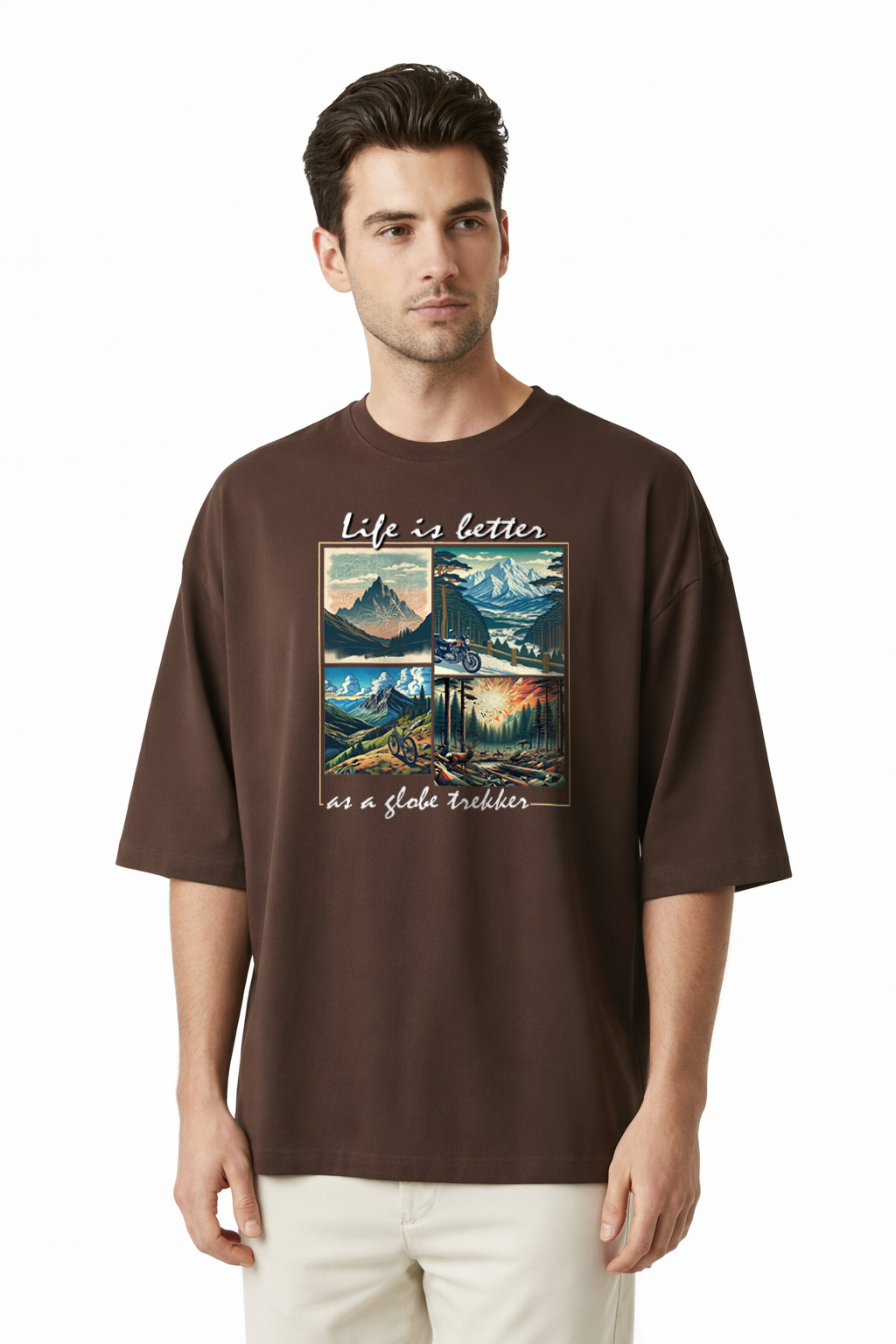 Men's Globe Trekker Regular T-Shirt