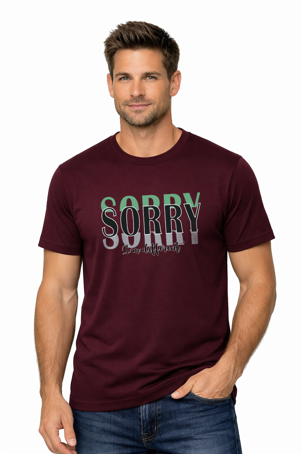 Men's Sorry Regular T-Shirt