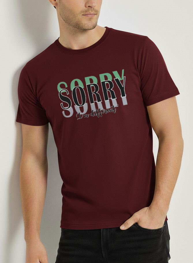 Men's Sorry Regular T-Shirt