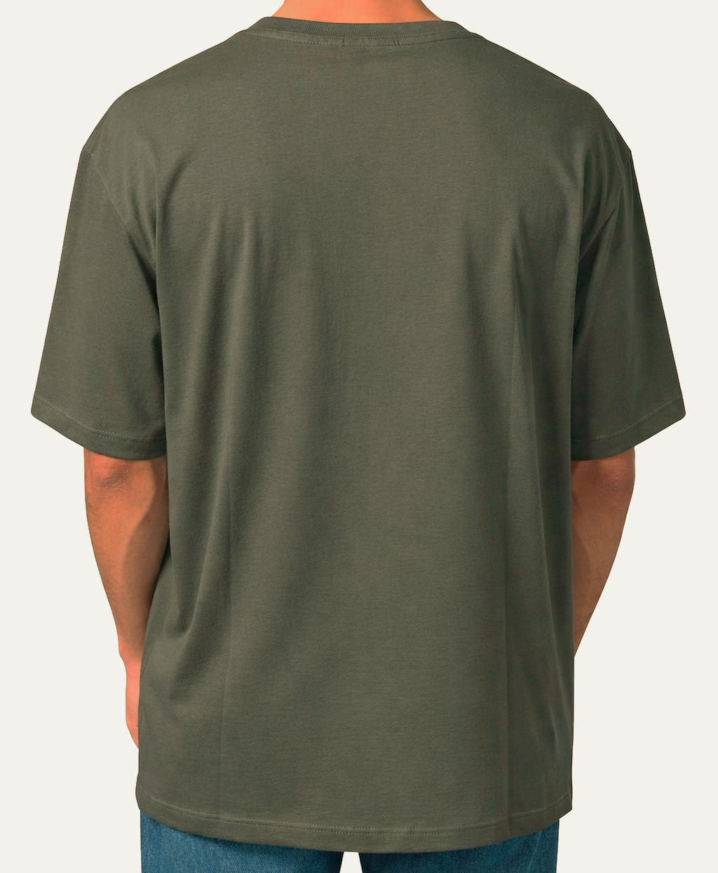 Men's Solids & Pastels Oversized T-Shirt