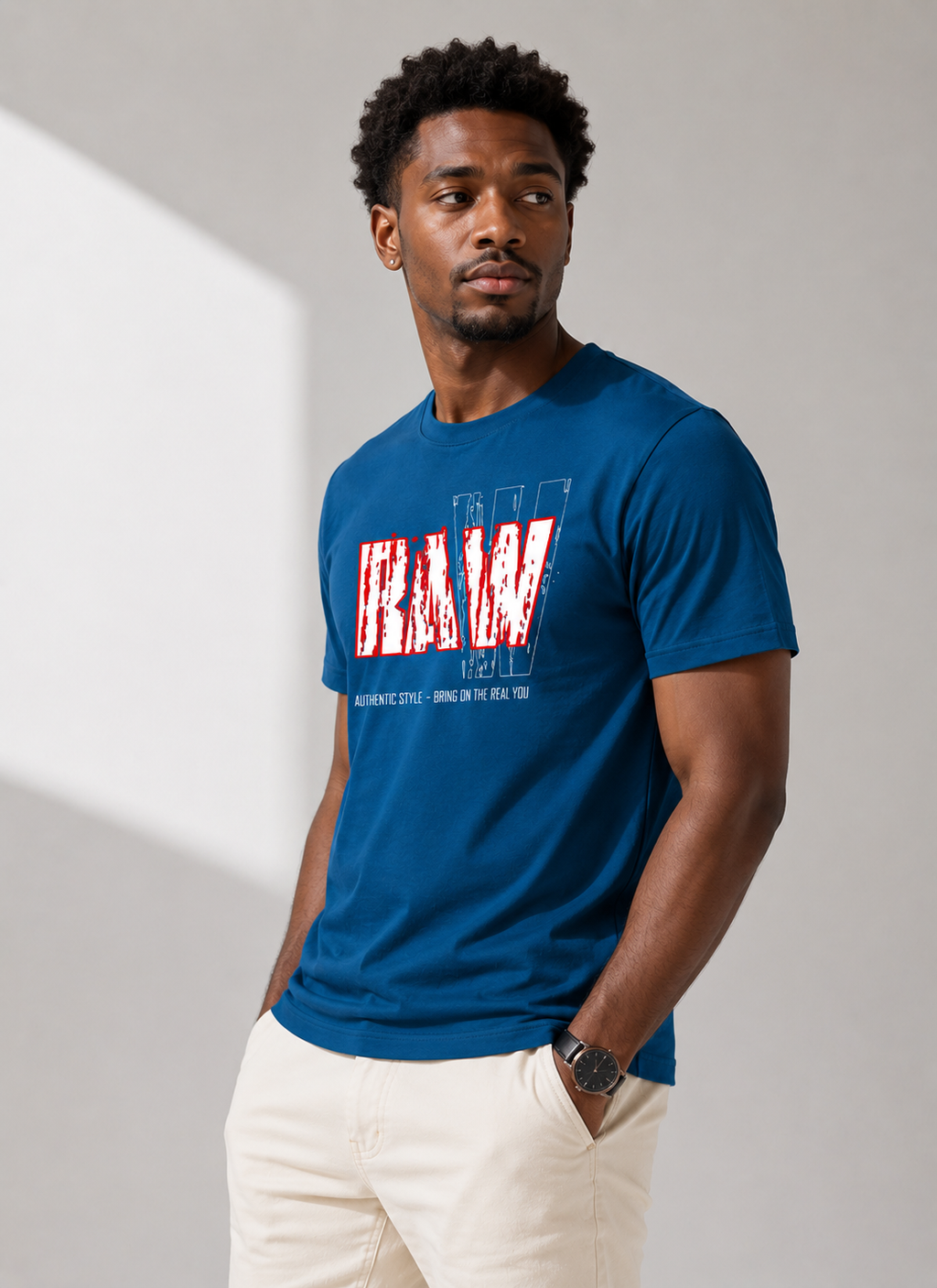 Men's Raw Regular T-Shirt