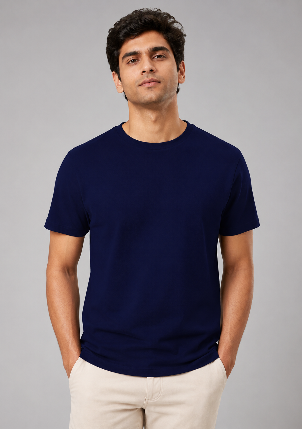 Men's Solids & Pastels Regular T-Shirt