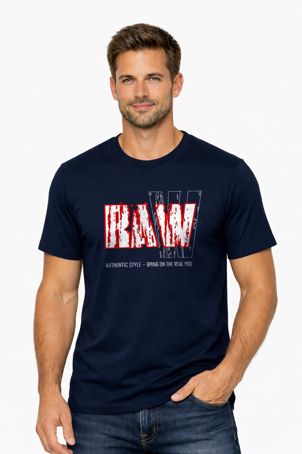 Men's Raw Regular T-Shirt