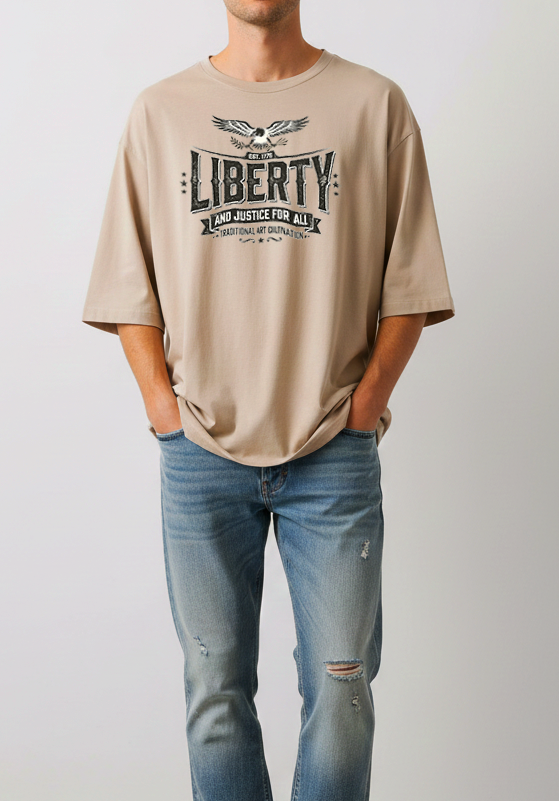 Men's Liberty Oversized T-Shirt