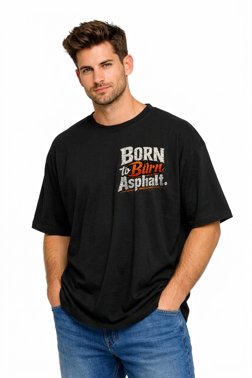 Men's Car - Colour Splash Oversized T-Shirt