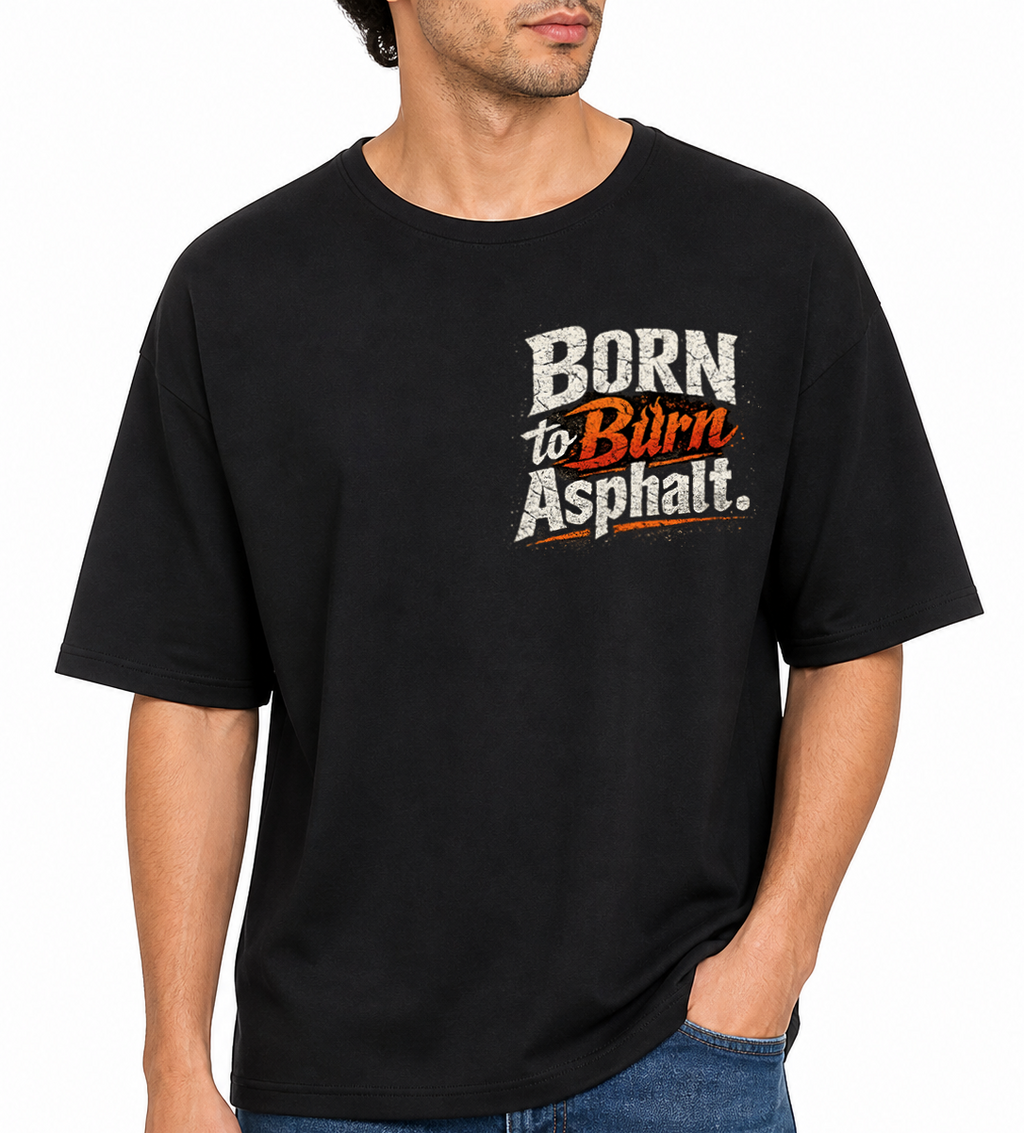 Men's Car - Colour Splash Oversized T-Shirt