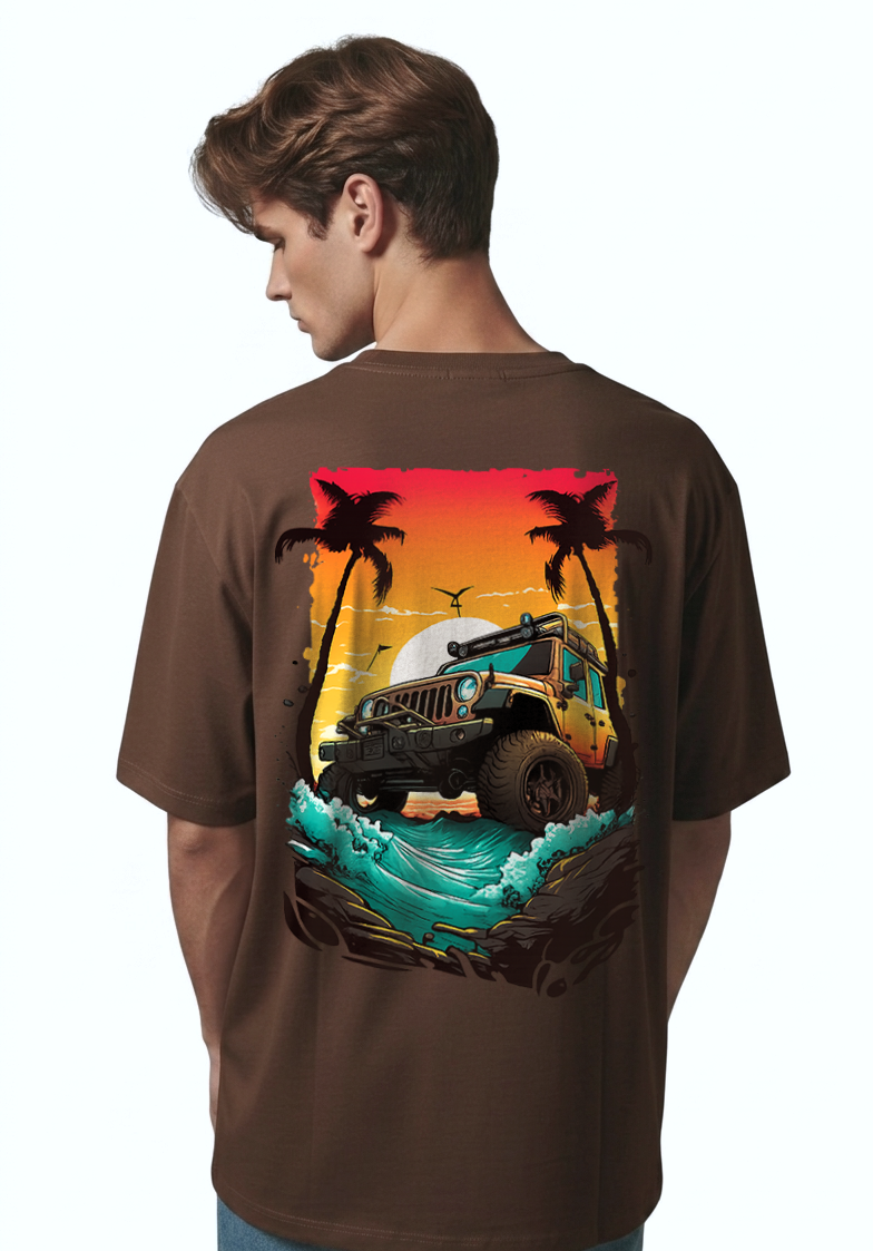 Men's Off-Road Paradise Oversized T-Shirt