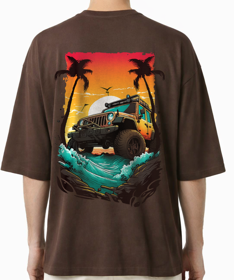 Men's Off-Road Paradise Oversized T-Shirt