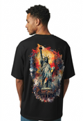 Men's Statue Of Liberty Oversized T-Shirt
