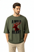 Men's Wild Heart Oversized T-Shirt