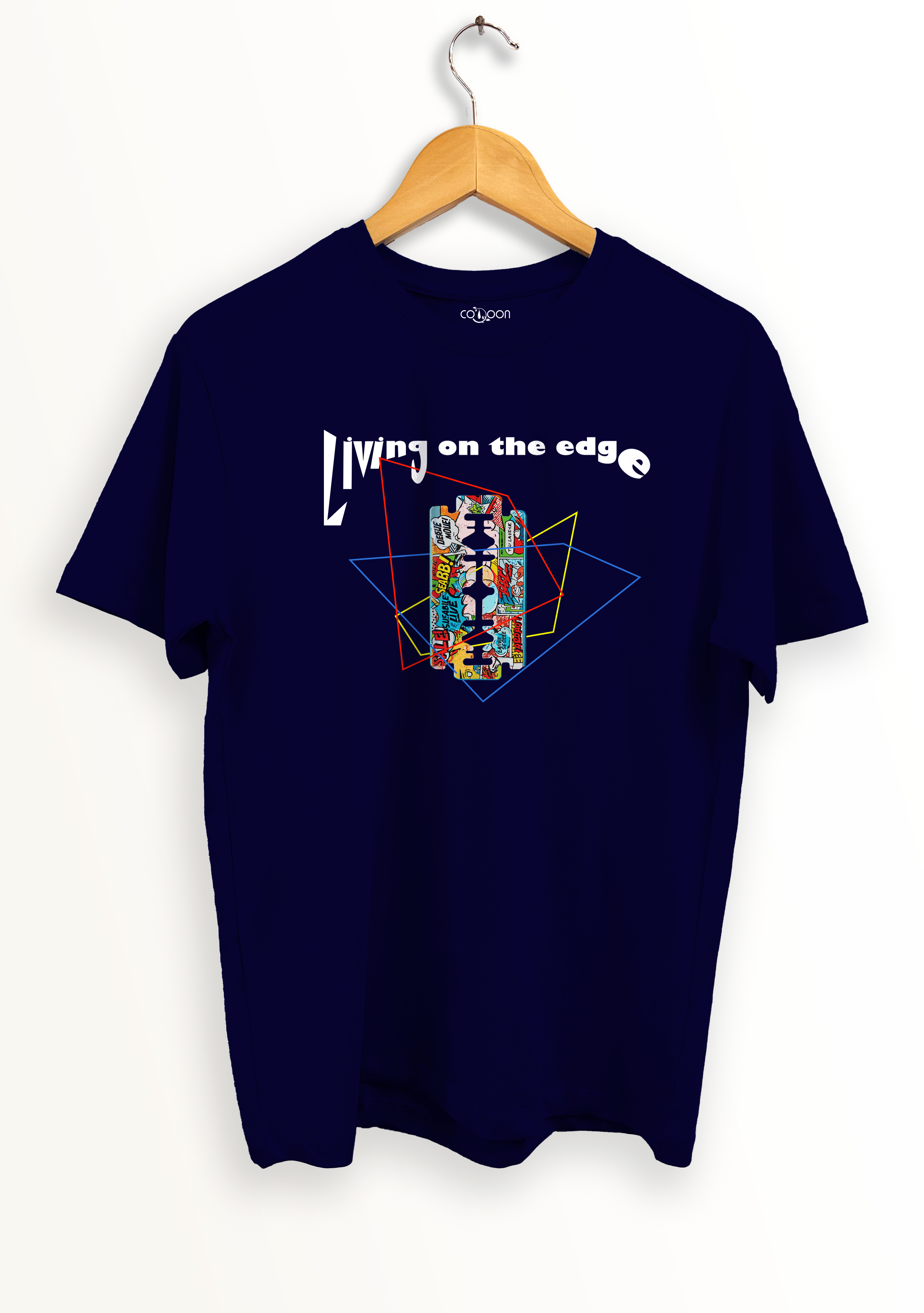 Men's Living On The Edge Regular T-Shirt