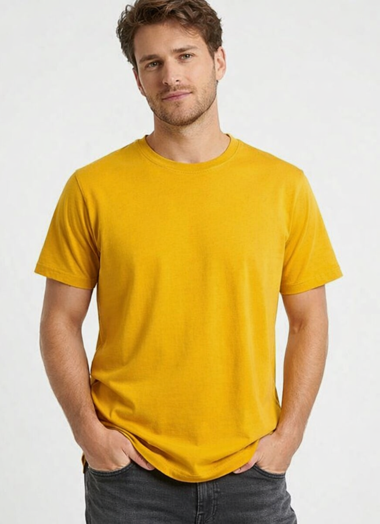 Men's Solids & Pastels Regular T-Shirt