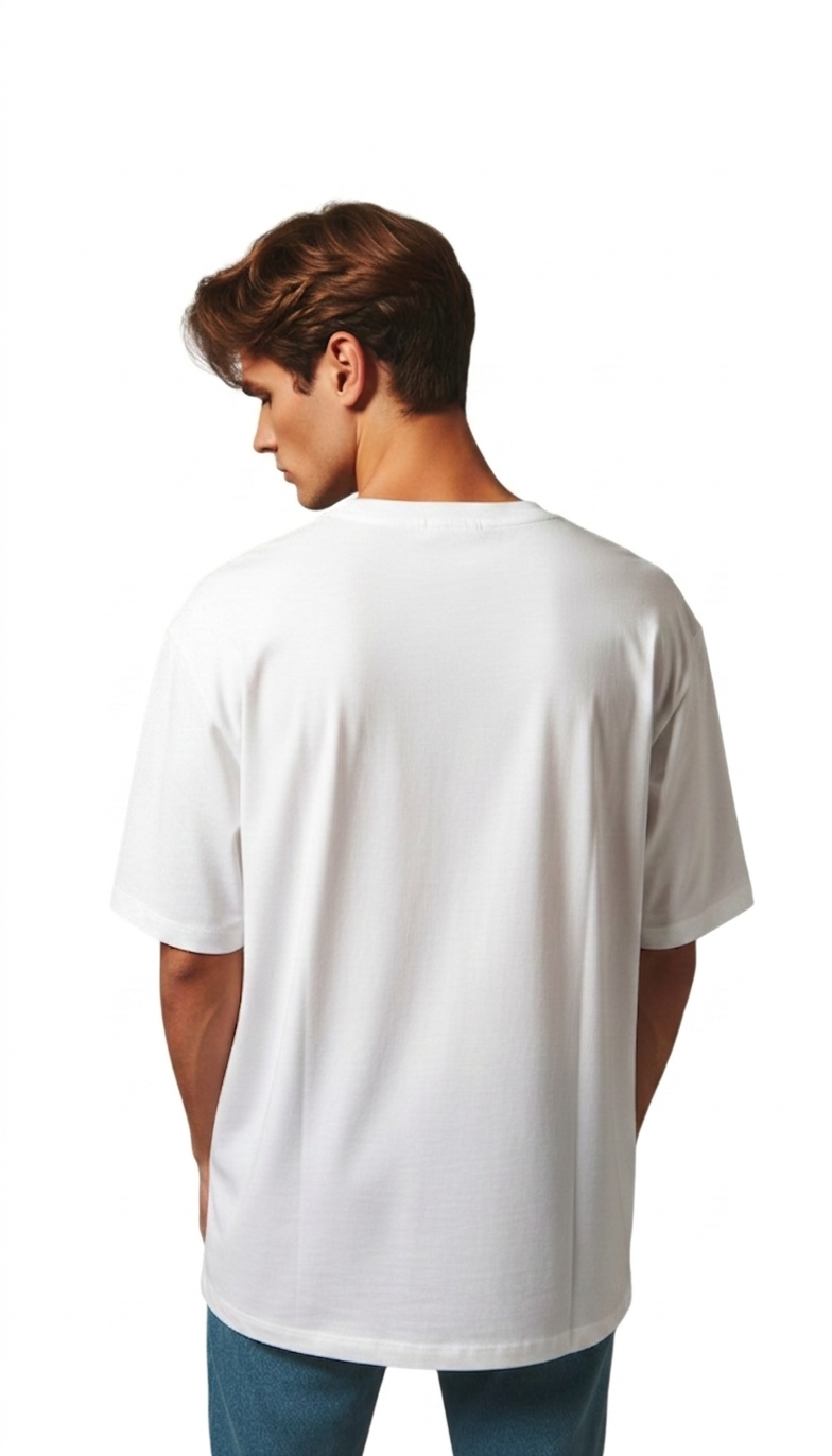 Men's Solids & Pastels Oversized T-Shirt
