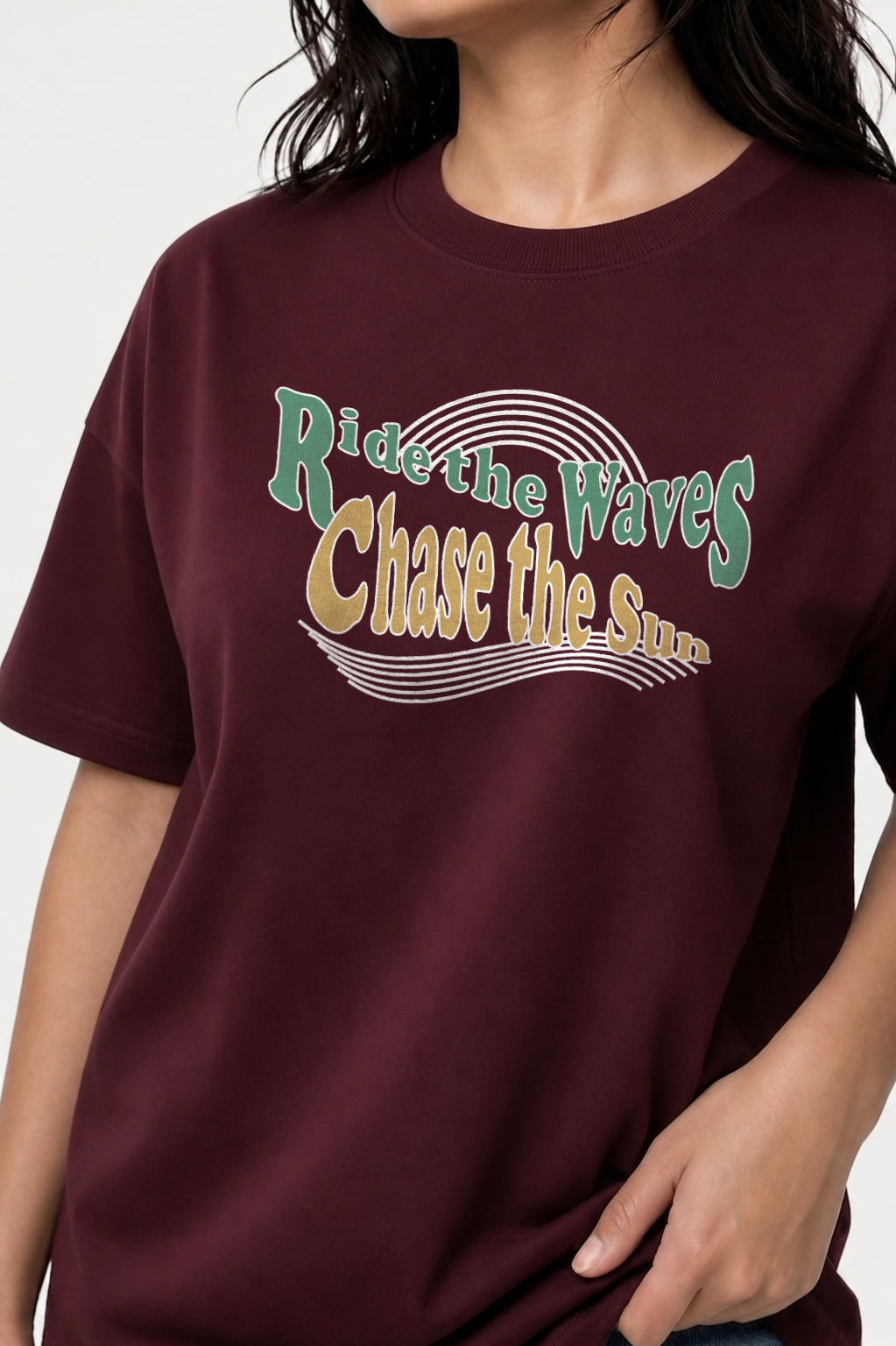 Women's Ride The Waves Relaxed-fit T-Shirt