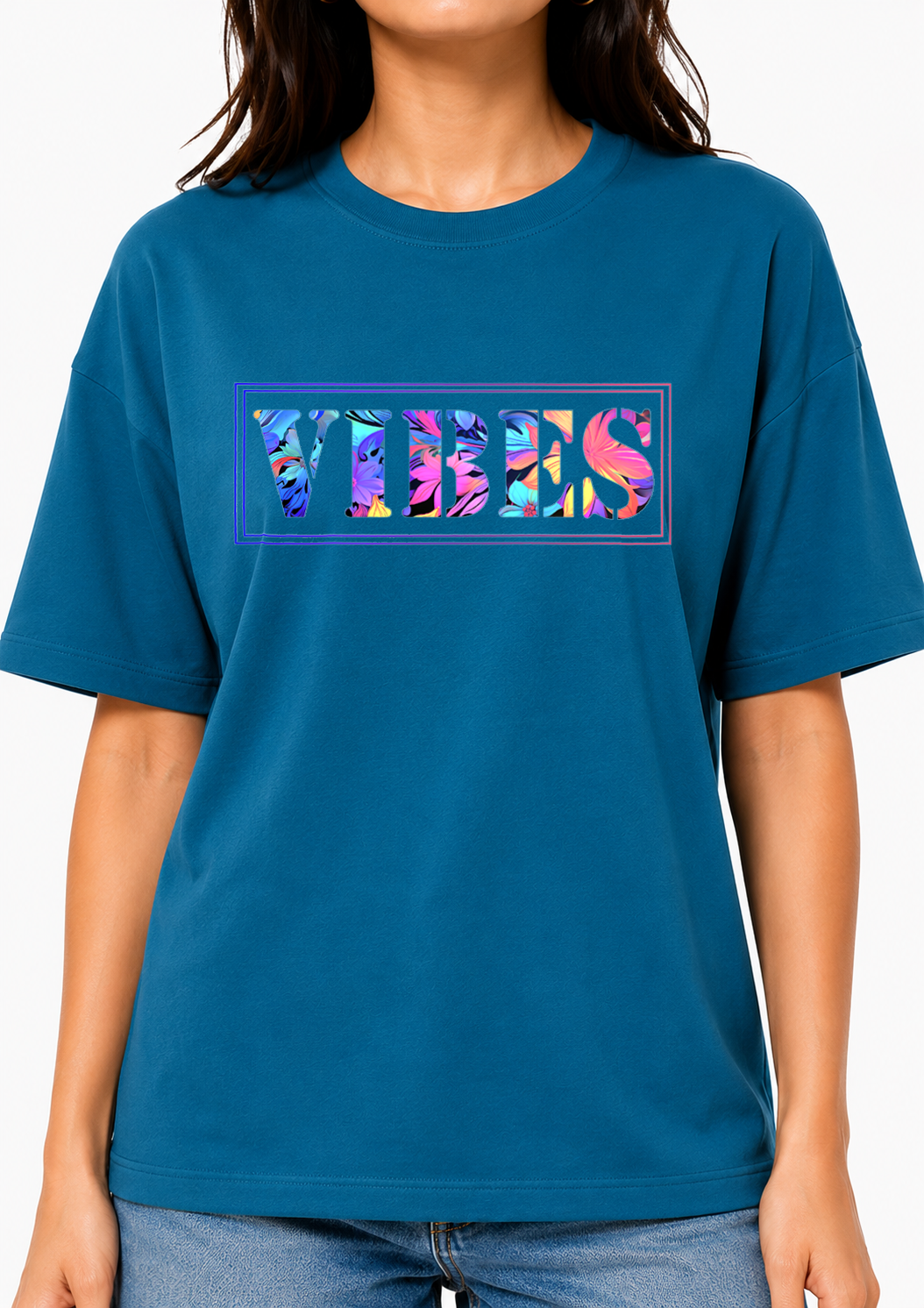 Women's Vibes Relaxed-fit T-Shirt