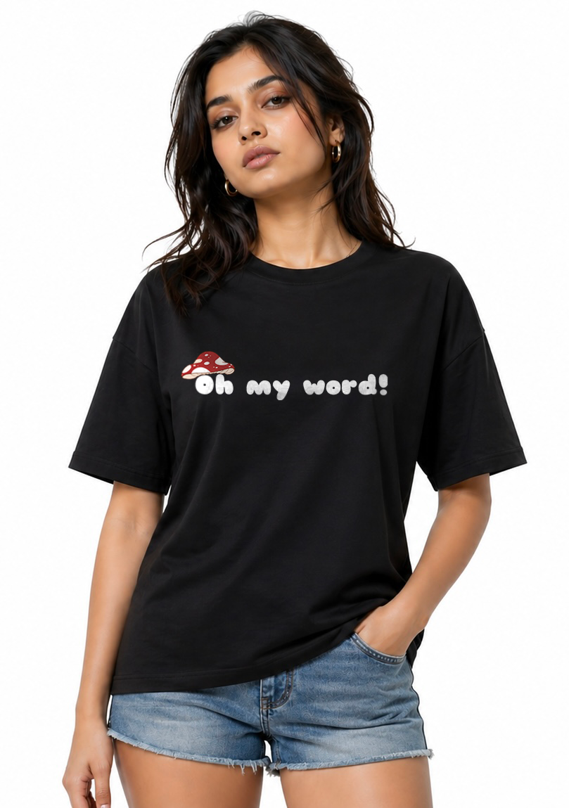 Women's Oh My Word Relaxed-fit T-Shirt