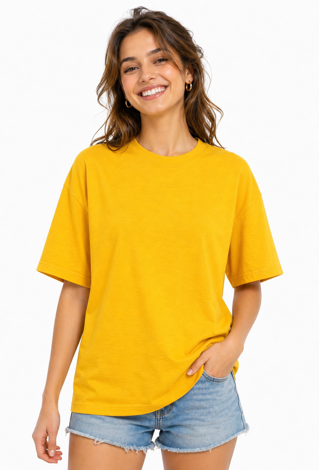 Women's Solids & Pastels Relaxed-fit T-Shirt