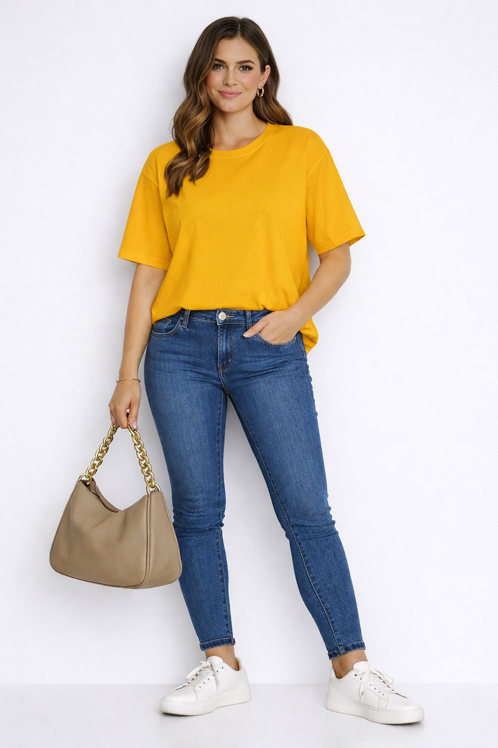 Women's Solids & Pastels Relaxed-fit T-Shirt