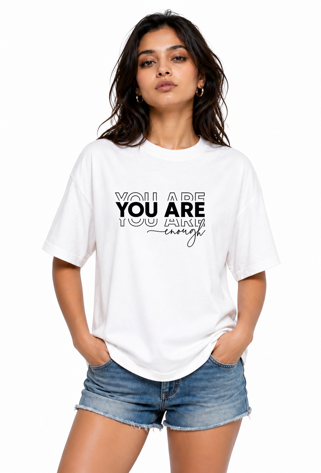 Women's You Are Enough Relaxed-fit T-Shirt
